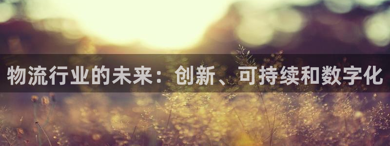 28圈官网预测：物流行业的未来：创新