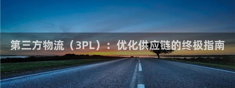 28圈大舞台：第三方物流（3PL）：