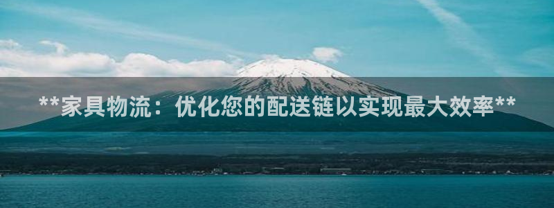 28圈p扣除：**家具物流：优化您的