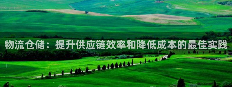 28圈的平台：物流仓储：提升供应链效